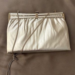 Women’s evening bag. Silver